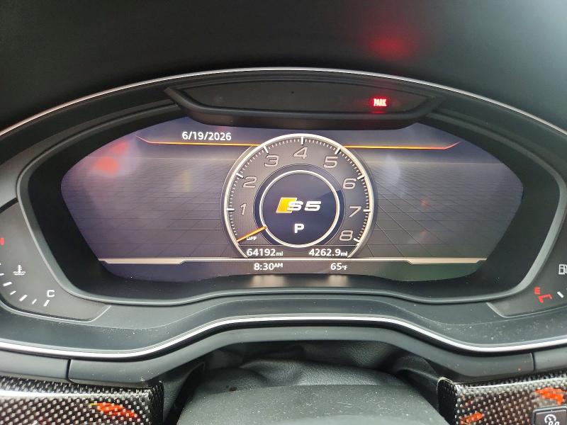 Продаж на аукціоні авто 2019 Audi S5, vin: WAUB4CF55KA090838, номер лоту: 57912976