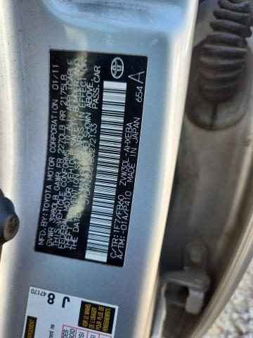 56343106 :رقم المزاد ، JTDKN3DU1B0272133 vin ، 2011 Toyota Prius مزاد بيع