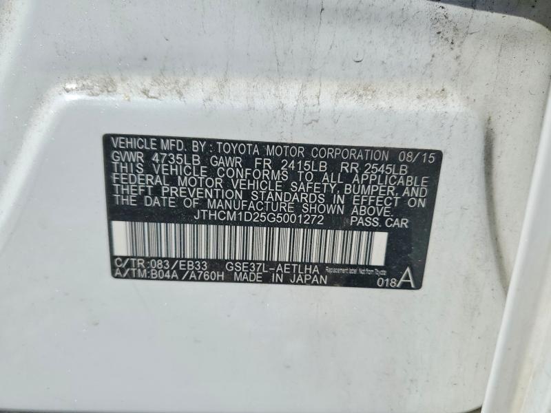 Продажа на аукционе авто 2016 Lexus Is, vin: JTHCM1D25G5001272, номер лота: 55748526