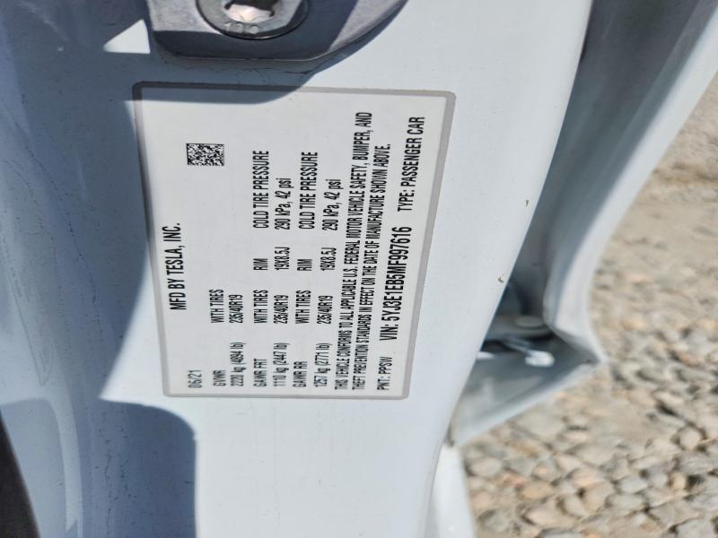 Продаж на аукціоні авто 2021 Tesla Model 3, vin: 5YJ3E1EB5MF997616, номер лоту: 57859466
