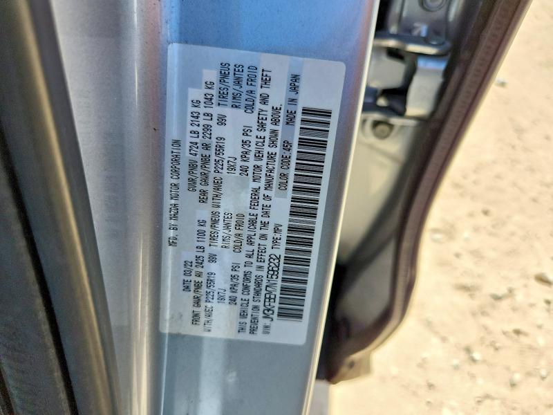 Продажа на аукционе авто 2022 Mazda Cx-5, vin: JM3KFBEM7N1596232, номер лота: 85792345
