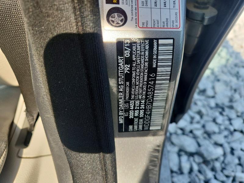2013 Mercedes-benz C მანქანა იყიდება აუქციონზე, vin: WDDGF4HB7DA857416, აუქციონის ნომერი: 53043946