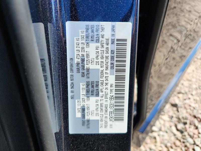 Продажа на аукционе авто 2025 Mazda Cx-5, vin: JM3KFBBLXS0811664, номер лота: 57611096