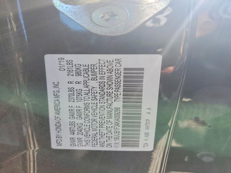 Продажа на аукционе авто 2019 Acura Tlx, vin: 19UUB1F34KA009298, номер лота: 55741836
