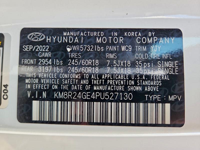 Aukcja sprzedaży 2023 Hyundai Palisade, vin: KM8R24GE4PU527130, numer aukcji: 55602196
