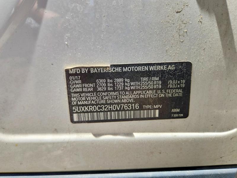 Продажа на аукционе авто 2017 Bmw X5, vin: 5UXKR0C32H0V76316, номер лота: 52700046