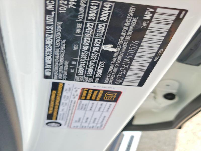 Aukcja sprzedaży 2022 Mercedes-benz Gls, vin: 4JGFF5KE6NA610576, numer aukcji: 58727326