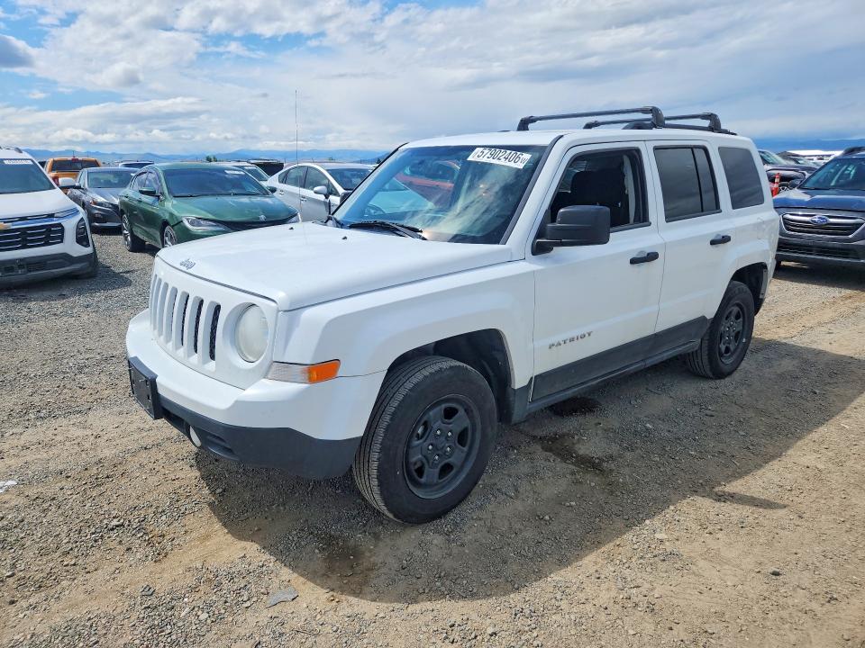2016 Jeep Patriot მანქანა იყიდება აუქციონზე, vin: 1C4NJPBA8GD787266, აუქციონის ნომერი: 57902406