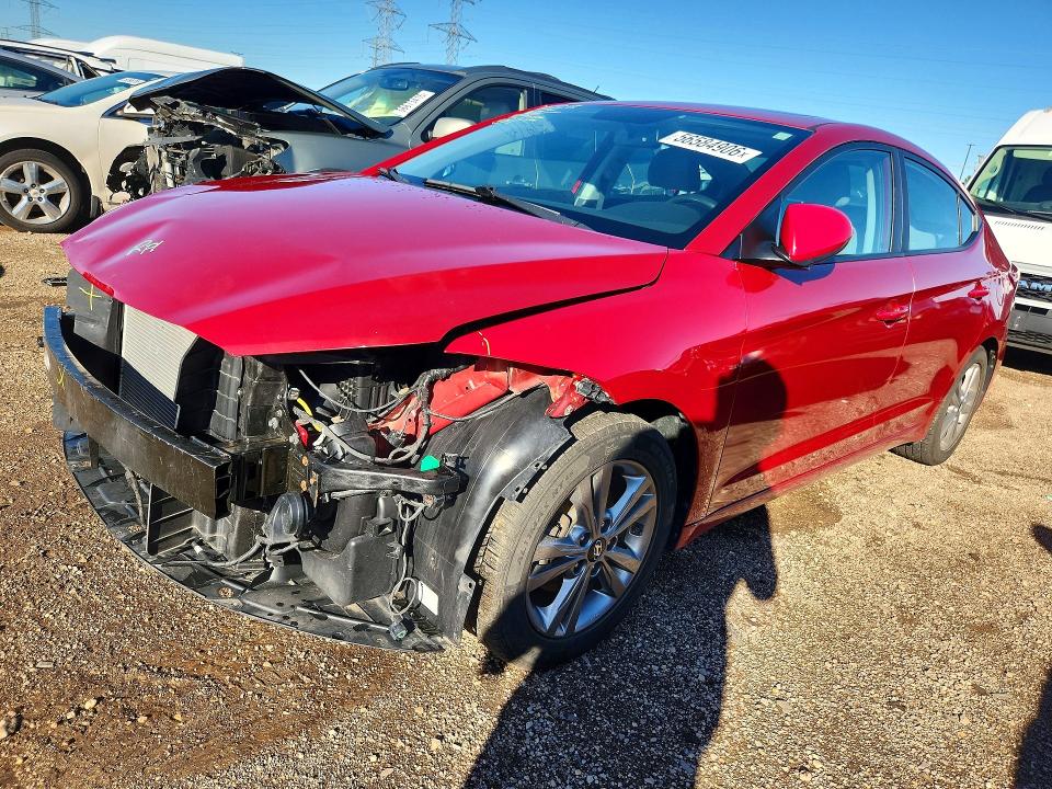 56584906 :رقم المزاد ، KMHD84LF0JU698181 vin ، 2018 Hyundai Elantra مزاد بيع