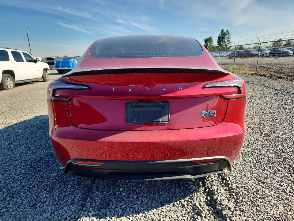 2024 Tesla Model 3 მანქანა იყიდება აუქციონზე, vin: 5YJ3E1ET6RF896004, აუქციონის ნომერი: 57396326