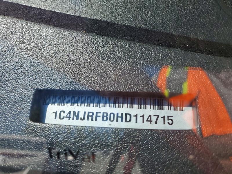 58146276 :رقم المزاد ، 1C4NJRFB0HD114715 vin ، 2017 Jeep Patriot مزاد بيع