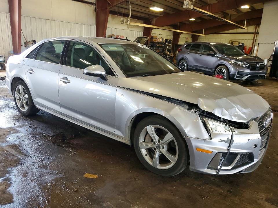 2019 Audi A4 მანქანა იყიდება აუქციონზე, vin: WAUDNAF44KA117934, აუქციონის ნომერი: 58638746