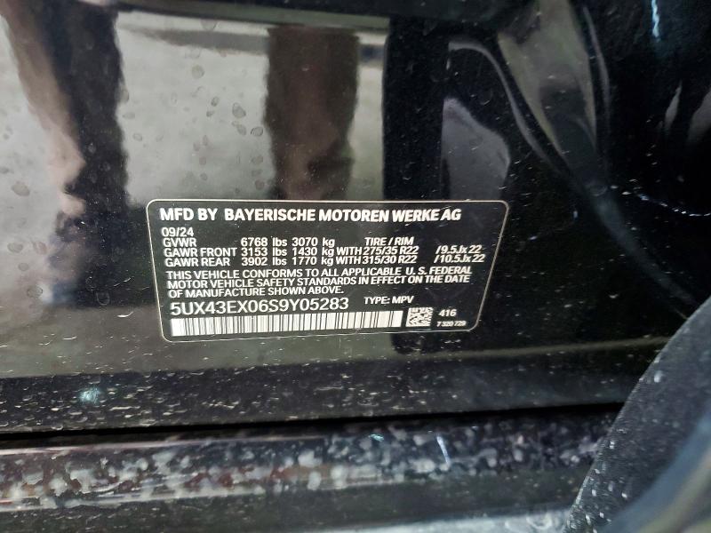 Продажа на аукционе авто 2026 Bmw X6, vin: 5UX43EX06S9Y05283, номер лота: 55646586
