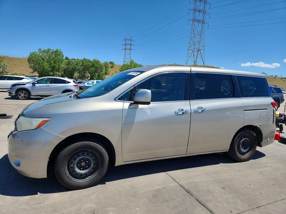 57835156 :رقم المزاد ، JN8AE2KP7B9009809 vin ، 2011 Nissan Quest مزاد بيع