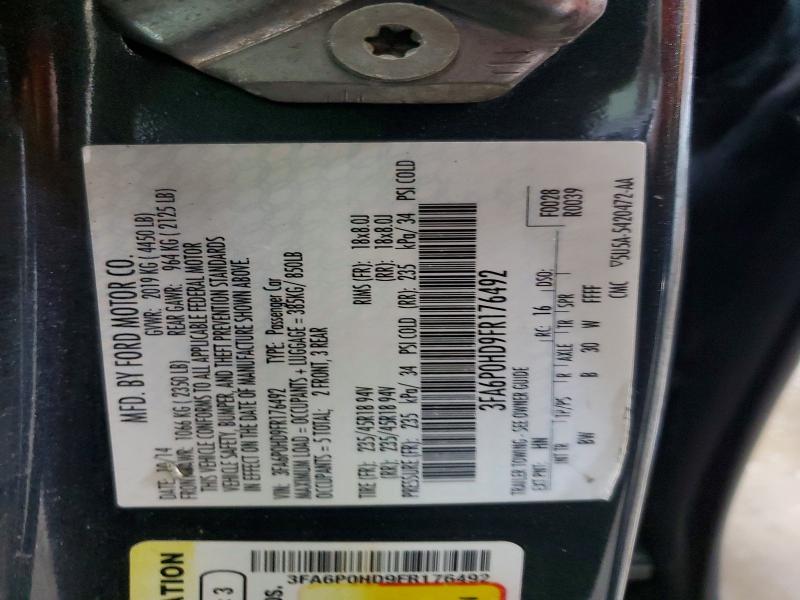 2015 Ford Fusion მანქანა იყიდება აუქციონზე, vin: 3FA6P0HD9FR176492, აუქციონის ნომერი: 56600696
