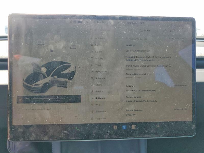 Aukcja sprzedaży 2024 Tesla Model 3, vin: 5YJ3E1EA7RF737975, numer aukcji: 56846706
