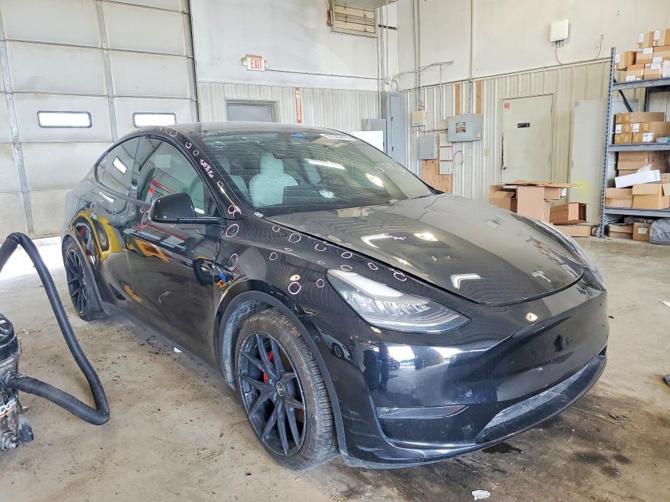2020 Tesla Model Y მანქანა იყიდება აუქციონზე, vin: 5YJYGDEF7LF034915, აუქციონის ნომერი: 57323416