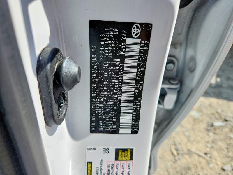 Продаж на аукціоні авто 2023 Toyota Corolla, vin: 5YFB4MDEXPP015731, номер лоту: 58955206