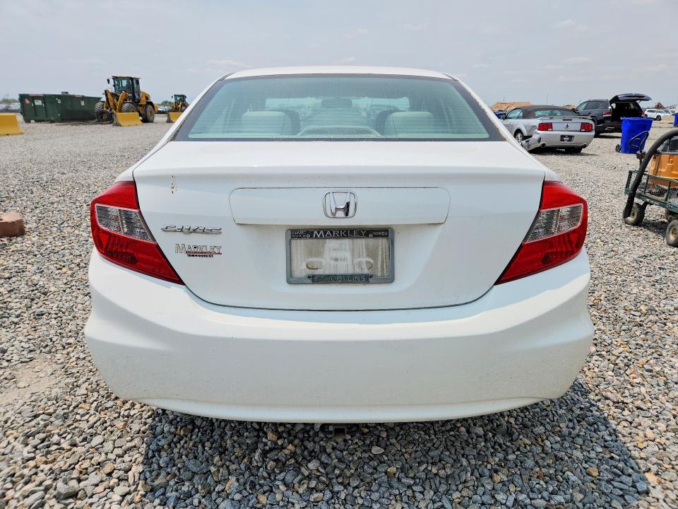 Продаж на аукціоні авто 2012 Honda Civic, vin: 19XFB2F56CE084565, номер лоту: 58250656