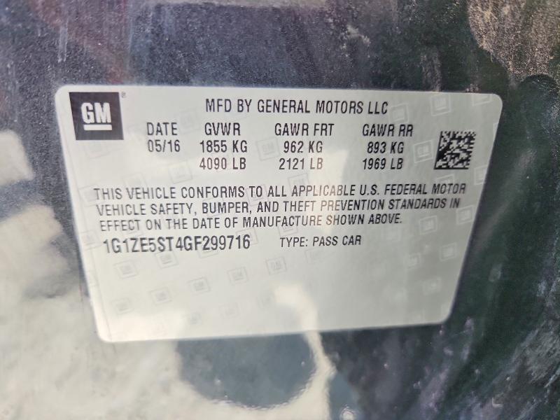 Aukcja sprzedaży 2016 Chevrolet Malibu, vin: 1G1ZE5ST4GF299716, numer aukcji: 58507496