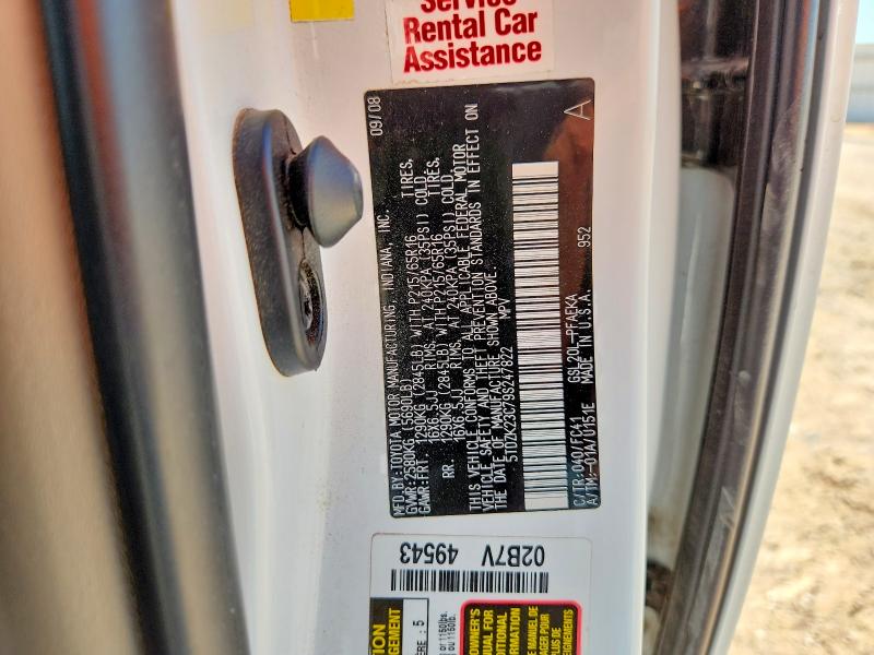 Продажа на аукционе авто 2009 Toyota Sienna, vin: 5TDZK23C79S247822, номер лота: 56712736