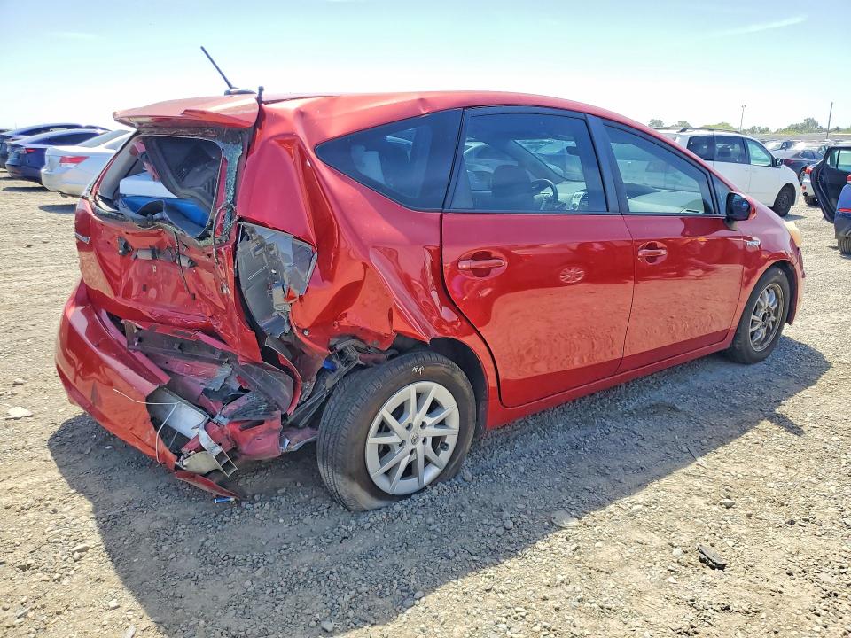 55741816 :رقم المزاد ، JTDZN3EU1D3206194 vin ، 2013 Toyota Prius V مزاد بيع