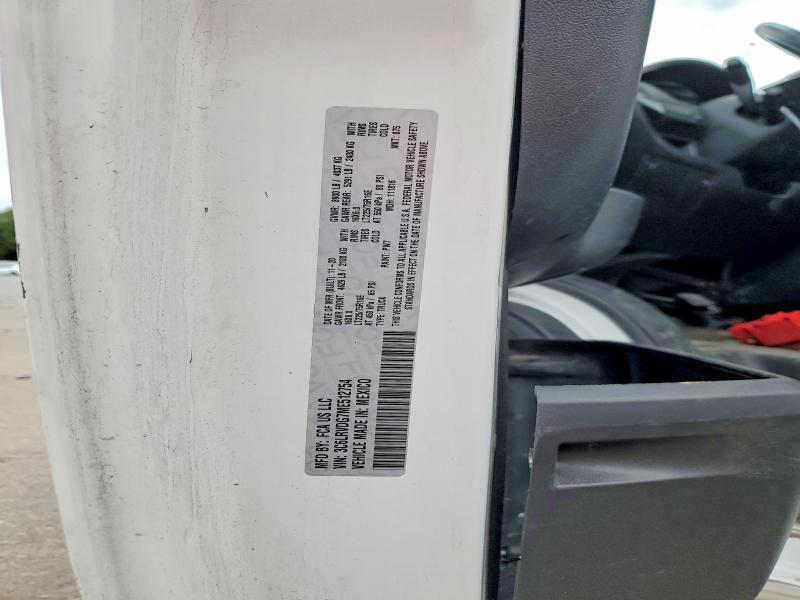 57658526 :رقم المزاد ، 3C6LRVDG7ME512754 vin ، 2021 Ram Promaster 2500 مزاد بيع