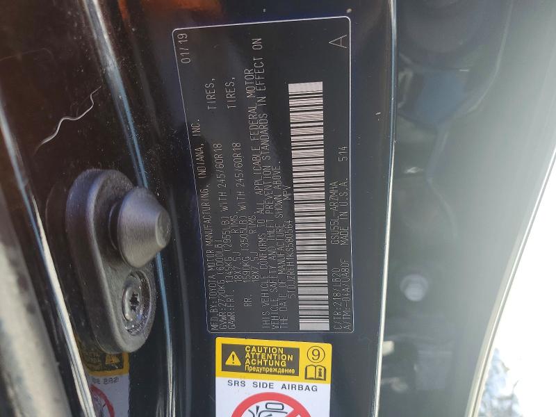 Продажа на аукционе авто 2019 Toyota Highlander, vin: 5TDJZRFH1KS580564, номер лота: 56893416