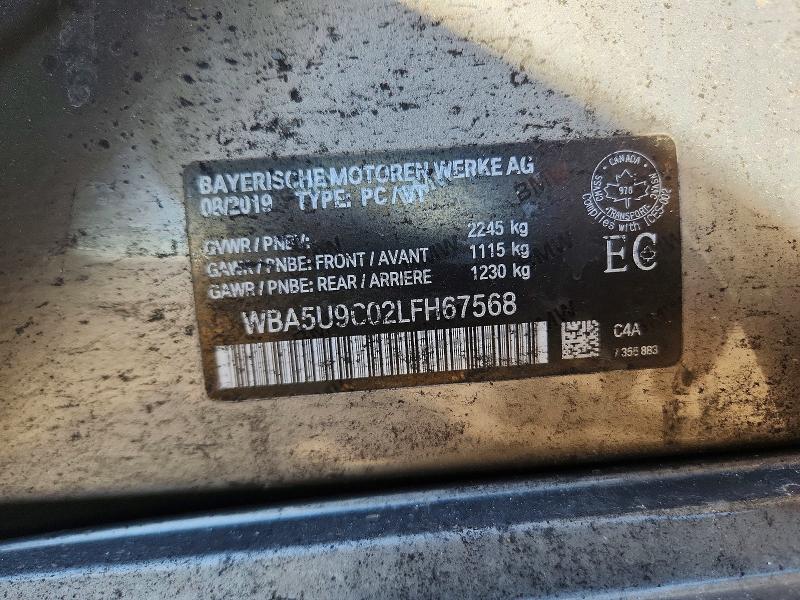 Aukcja sprzedaży 2020 Bmw M340xi, vin: WBA5U9C02LFH67568, numer aukcji: 58192096