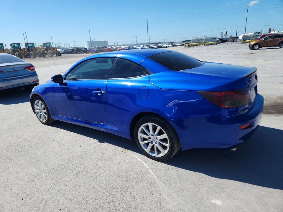 Auction sale of the 2010 Lexus Is, vin: JTHFF2C22A2500411, lot number: 57868756