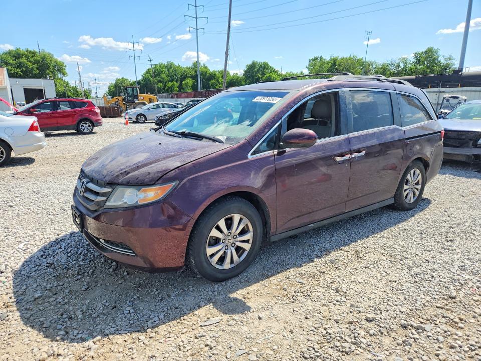 53391006 :رقم المزاد ، 5FNRL5H48EB021707 vin ، 2014 Honda Odyssey مزاد بيع