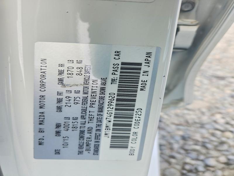 56274526 :رقم المزاد ، JM1BM1W74G1299620 vin ، 2016 Mazda 3 مزاد بيع