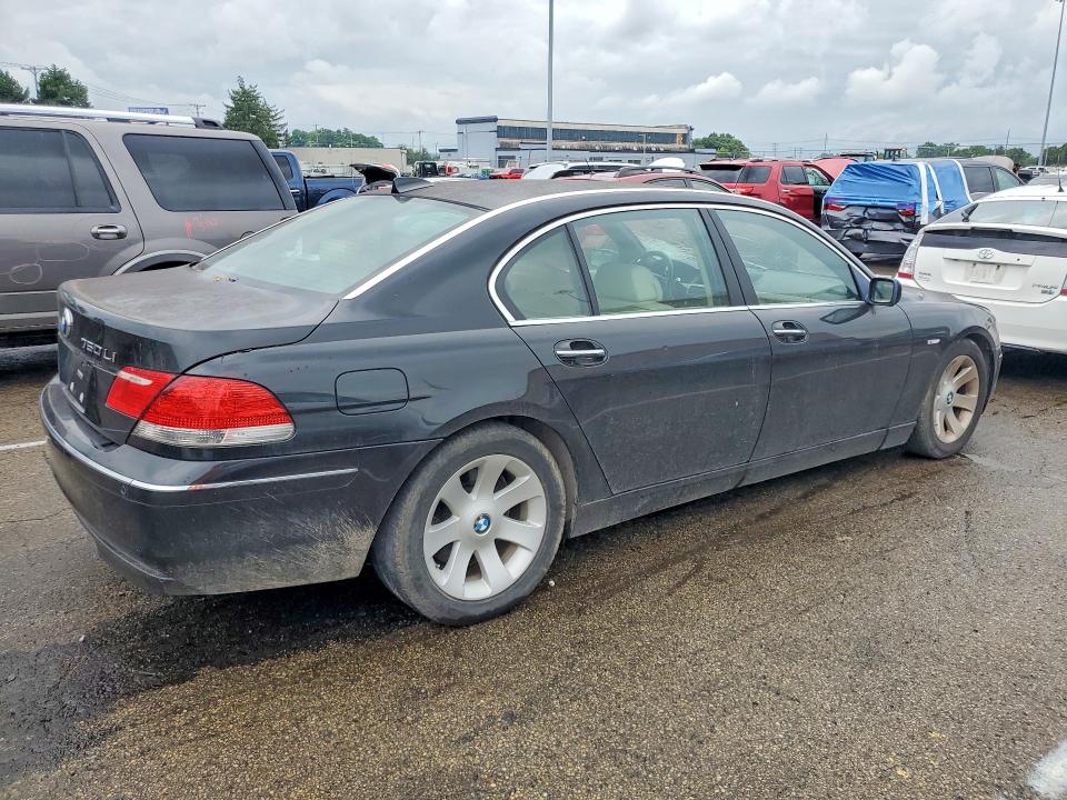 58913096 :رقم المزاد ، WBAHN83538DT78549 vin ، 2008 Bmw 750 مزاد بيع