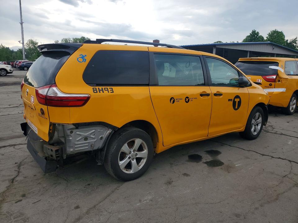 2016 Toyota Sienna მანქანა იყიდება აუქციონზე, vin: 5TDKK3DC4GS763462, აუქციონის ნომერი: 57136326