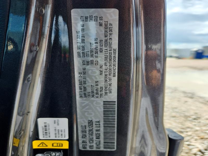 Aukcja sprzedaży 2022 Jeep Gladiator, vin: 1C6HJTAG2NL126354, numer aukcji: 57021716