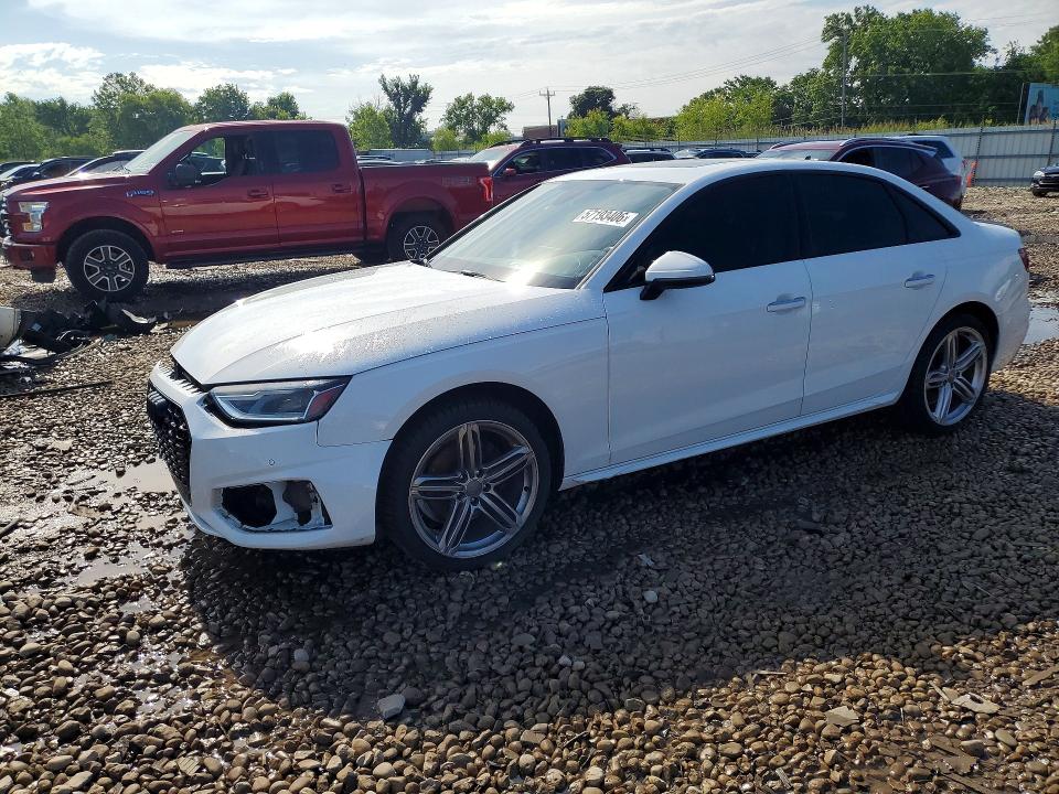 2021 Audi A4 მანქანა იყიდება აუქციონზე, vin: WAUABAF42MN014826, აუქციონის ნომერი: 57193406