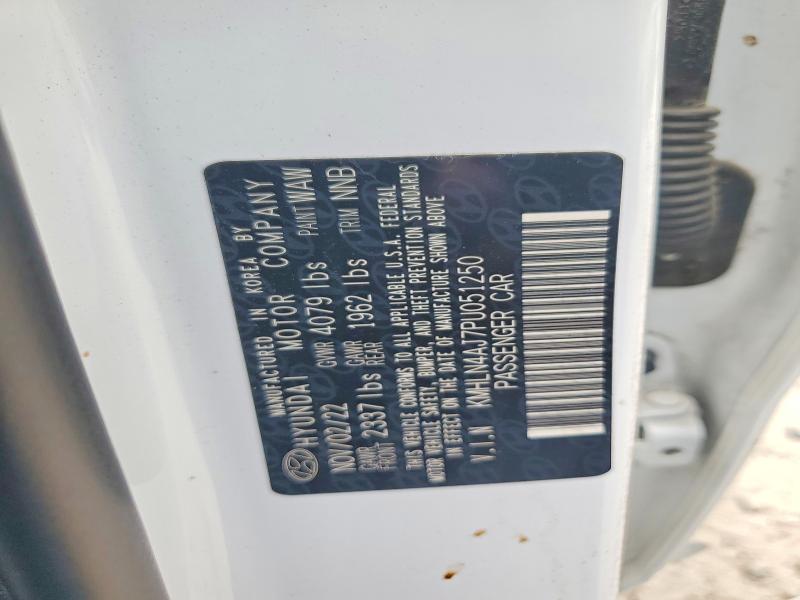Продажа на аукционе авто 2023 Hyundai Elantra, vin: KMHLN4AJ7PU051250, номер лота: 55957386