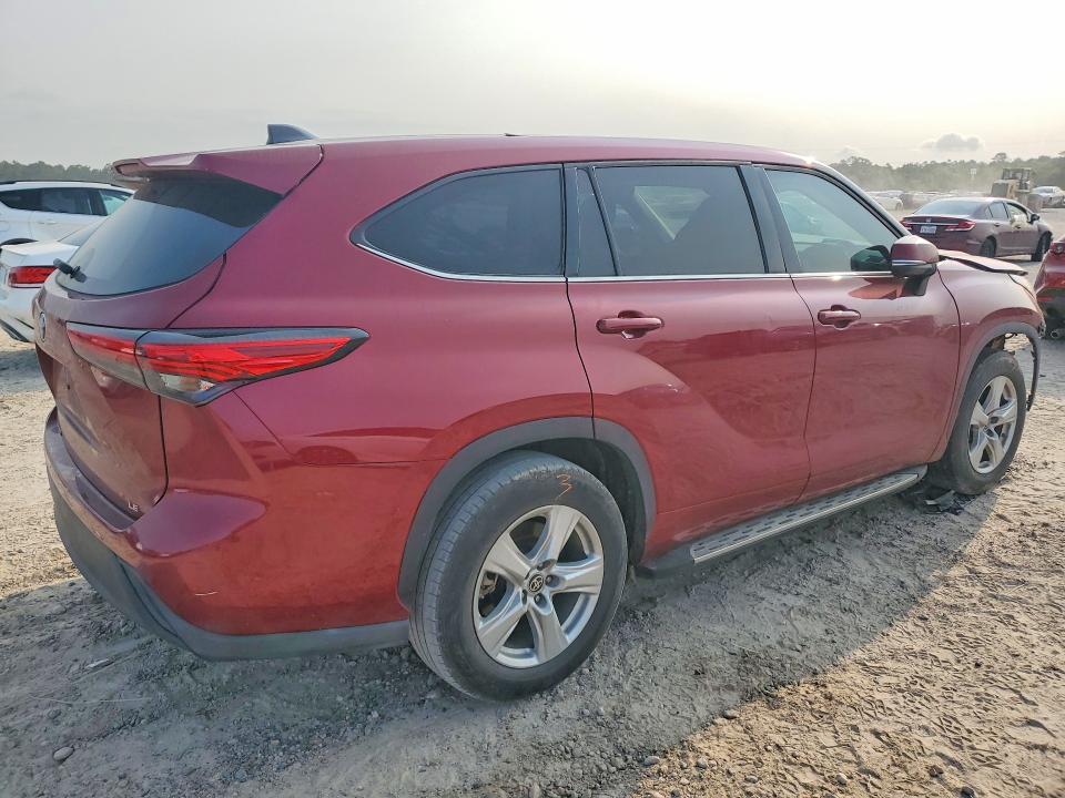 58790996 :رقم المزاد ، 5TDZZRAHXNS552583 vin ، 2022 Toyota Highlander مزاد بيع
