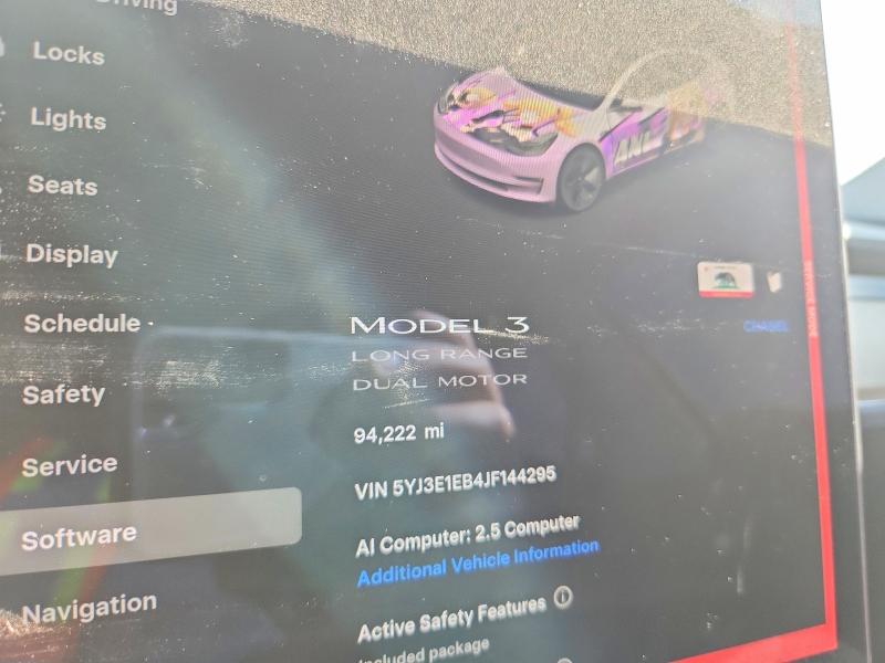 2018 Tesla Model 3 მანქანა იყიდება აუქციონზე, vin: 5YJ3E1EB4JF144295, აუქციონის ნომერი: 56367816