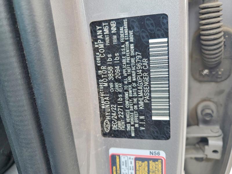 Продаж на аукціоні авто 2023 Hyundai Elantra, vin: KMHLM4AGXPU496797, номер лоту: 56839456
