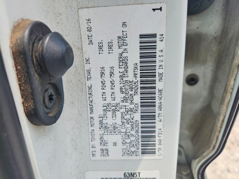 Aukcja sprzedaży 2016 Toyota Tacoma, vin: 5TFAX5GN2GX062029, numer aukcji: 59115776