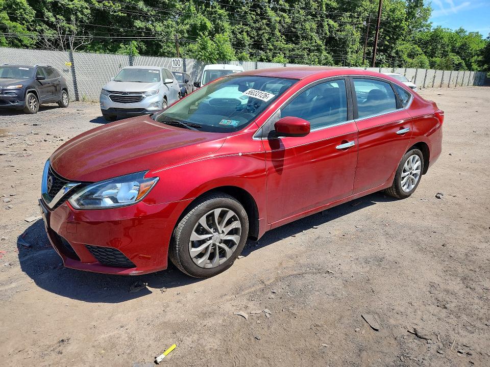 2018 Nissan Sentra მანქანა იყიდება აუქციონზე, vin: 3N1AB7AP4JY344878, აუქციონის ნომერი: 56033126