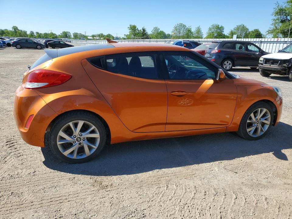 2016 Hyundai Veloster მანქანა იყიდება აუქციონზე, vin: KMHTC6AD0GU266383, აუქციონის ნომერი: 55938016