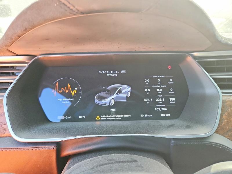 2017 Tesla Model S მანქანა იყიდება აუქციონზე, vin: 5YJSA1E27HF187787, აუქციონის ნომერი: 51377646
