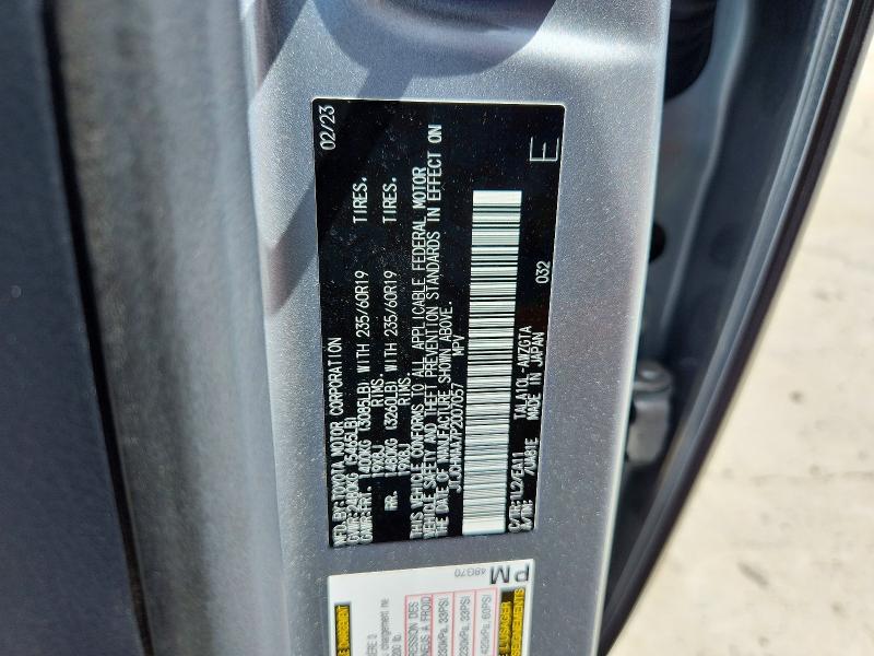 58644986 :رقم المزاد ، JTJCHMAA7P2007057 vin ، 2023 Lexus Rx 350 مزاد بيع