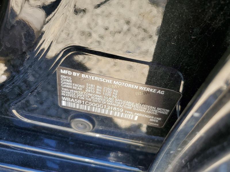 Продаж на аукціоні авто 2016 Bmw 535, vin: WBA5B1C50GG131859, номер лоту: 58260446