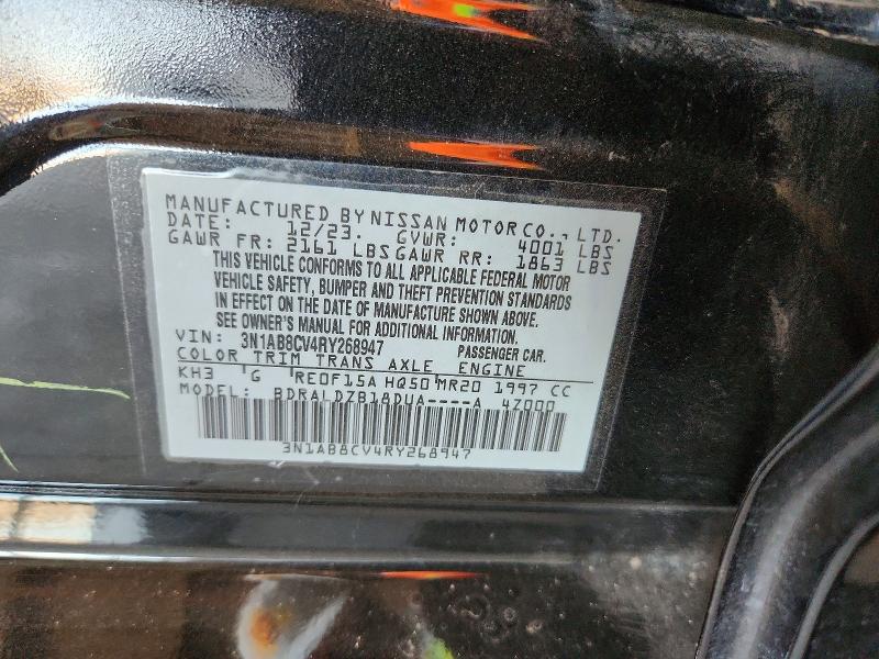 Продажа на аукционе авто 2024 Nissan Sentra, vin: 3N1AB8CV4RY268947, номер лота: 55655816