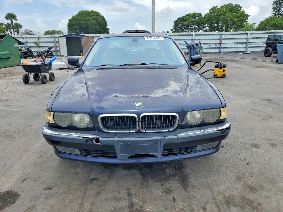 2001 Bmw 740 მანქანა იყიდება აუქციონზე, vin: WBAGH83471DP25350, აუქციონის ნომერი: 74514325