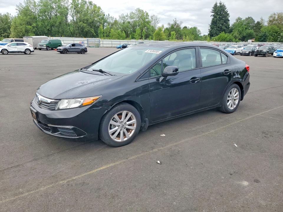 2012 Honda Civic მანქანა იყიდება აუქციონზე, vin: 2HGFB2F92CH595117, აუქციონის ნომერი: 57436856