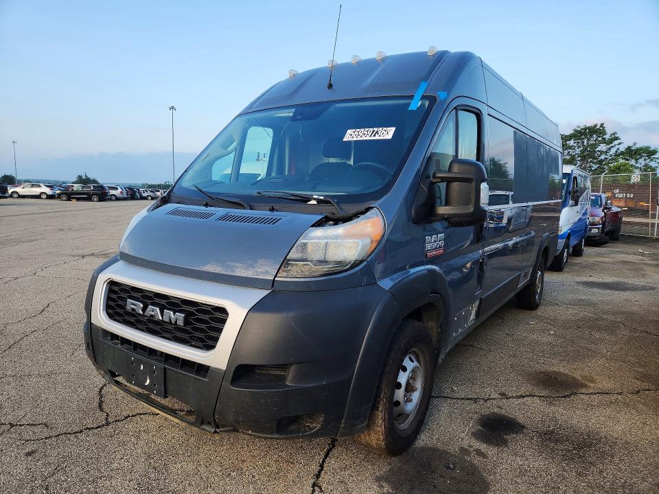 Продаж на аукціоні авто 2021 Ram Promaster 3500, vin: 3C6MRVJG6ME535211, номер лоту: 56959736